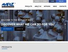 Tablet Screenshot of mariz.com